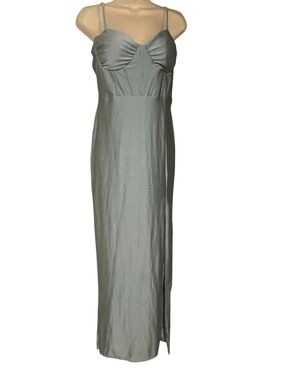 E.L.H. Studio Spaghetti Strap Dress w Slit Size L